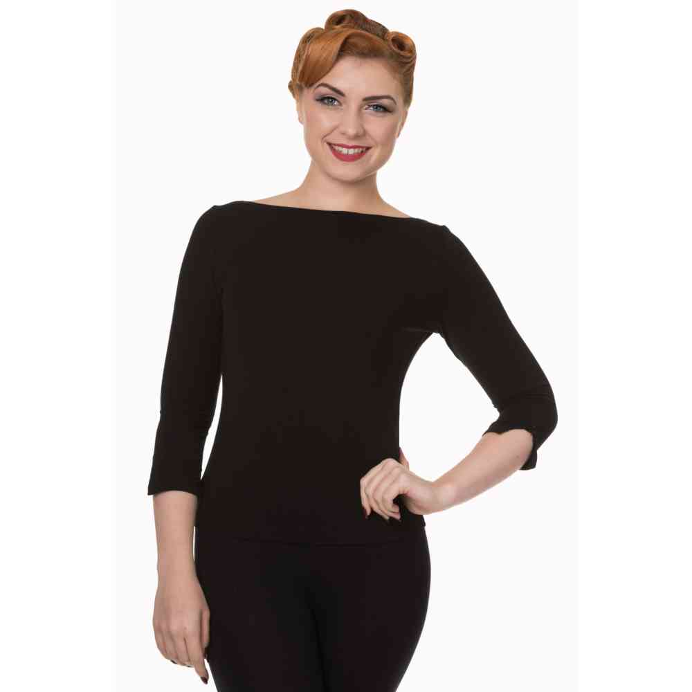 Dancing Days - MODERN LOVE Lange ärmel top - Schwarz